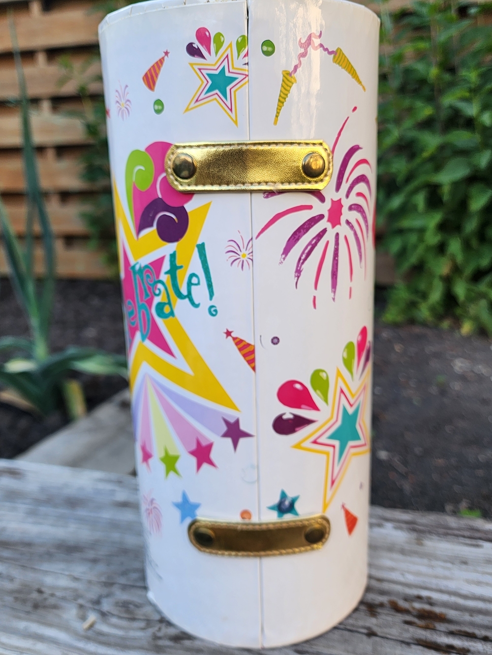 Lolita Multicolor Collectible 'Celebrate' Hand-Painted & Embellished Wine Glass - Picture 6 of 9